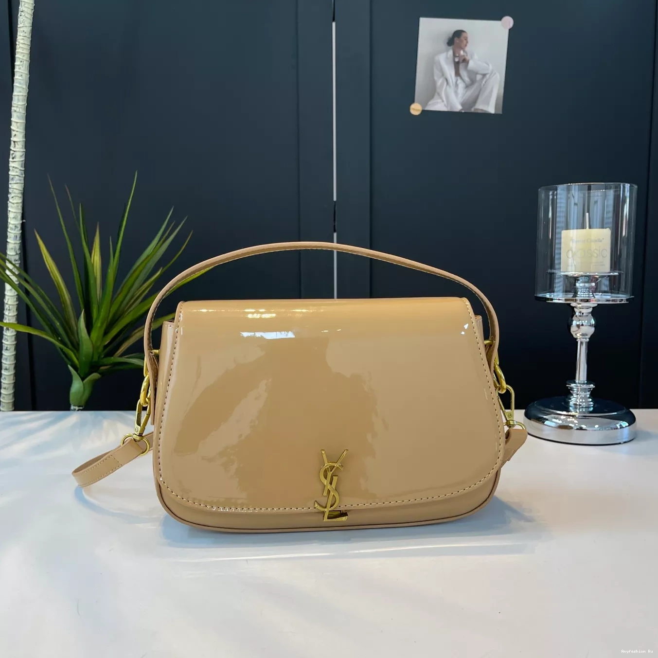 Bags Fashion Yves Saint Flexible Messenger For 8957 YSL Women Laurent 0129